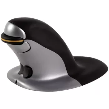 עכבר ארגונומי אלחוטי Fellowes Penguin Ambidextrous Vertical Mouse Wireless Large צבע שחור עכבר ארגונומי אלחוטי Fellowes Penguin Ambidextrous Vertical Mouse Wireless Large צבע שחור