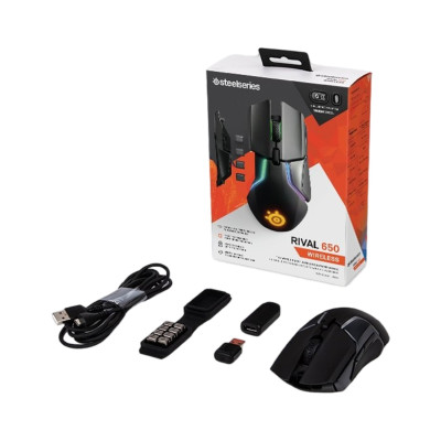 עכבר גיימינג אלחוטי SteelSeries Rival 650 עכבר גיימינג אלחוטי SteelSeries Rival 650