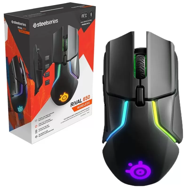 Wireless Gaming Mouse SteelSeries Rival 650