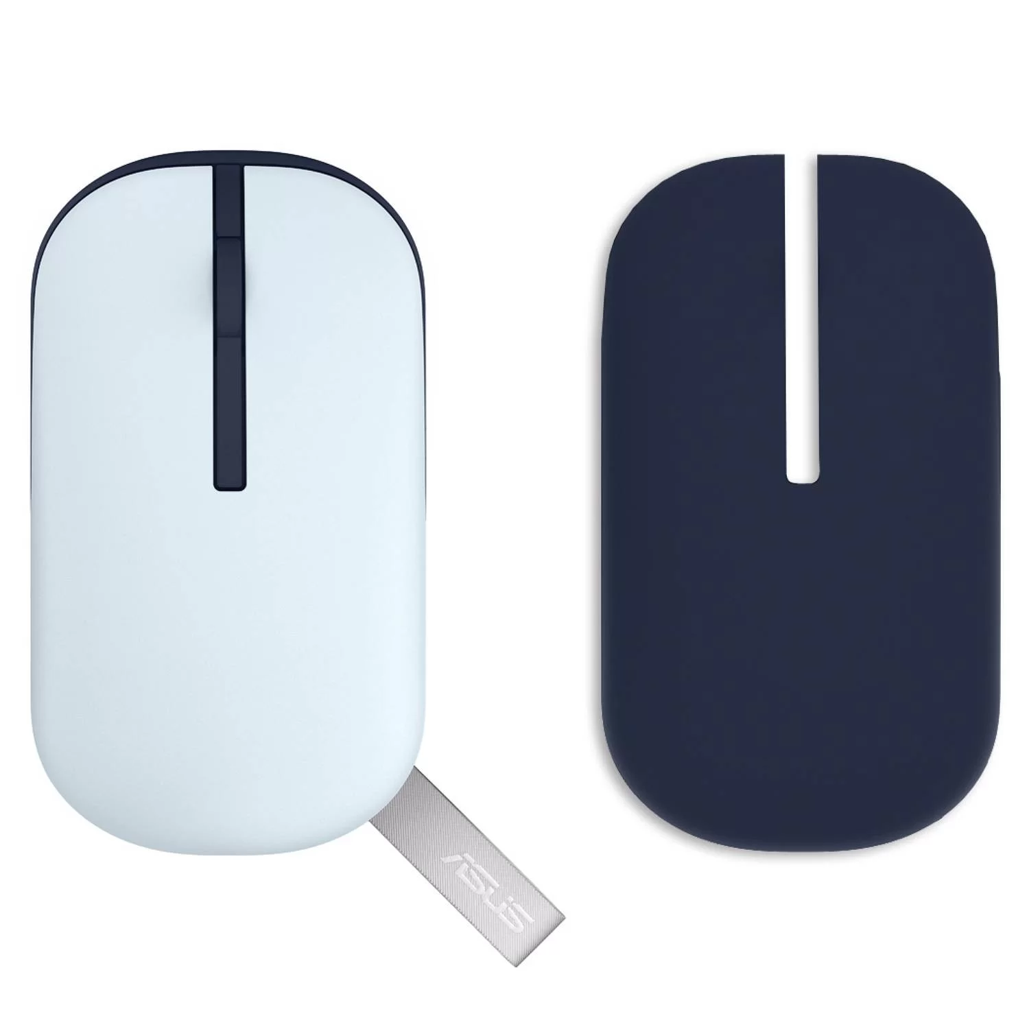 Wireless Mouse Asus Marshmallow MD100 light blue, dark blue