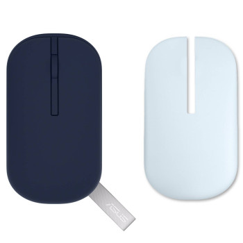 עכבר אלחוטי Asus Marshmallow MD100 כחול בהיר, כחול כהה