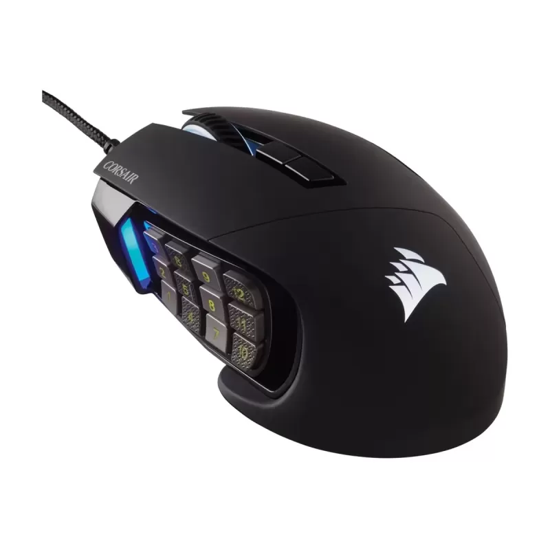 עכבר גיימינג חוטי Corsair SCIMITAR RGB ELITE Optical שחור