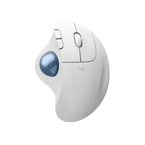 עכבר אלחוטי Logitech M575S TrackBall Off-לבן Blue Ball 2000DPI BT