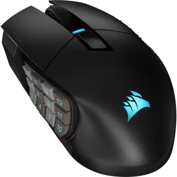Wireless Gaming Mouse Corsair SCIMITAR ELITE WIRELESS MMO Gaming Color:black