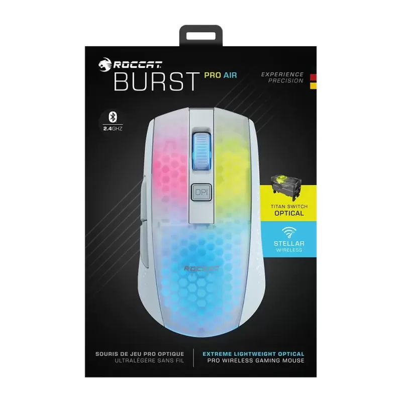 Игровая Мышь Roccat BURST PRO AIR - white Игровая Мышь Roccat BURST PRO AIR - white