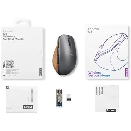 Беспроводная Мышь Lenovo Go Wireless Vertical Mouse