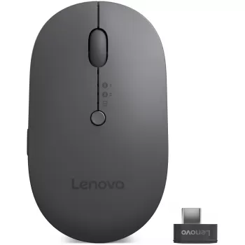 עכבר אלחוטי Lenovo Multi-Device Wireless Mouse (X9 Edition) צבע אפור
