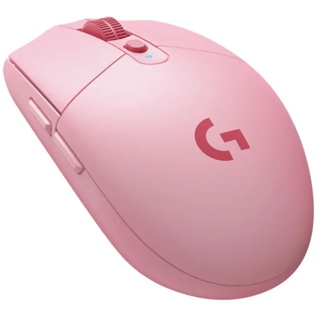 עכבר גיימינג אלחוטי Logitech G304 X Lightspeed צבע ורוד