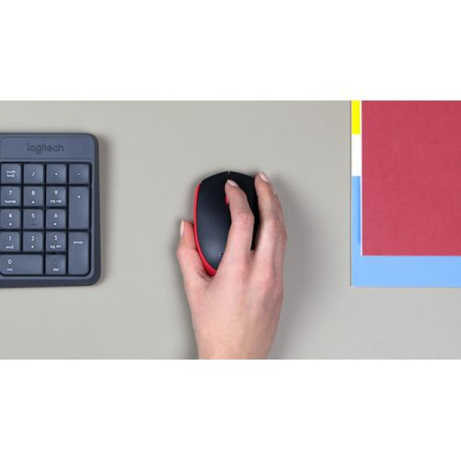 Wireless Mouse Logitech M171 red