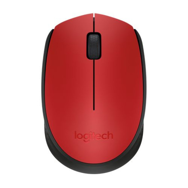 Wireless Mouse Logitech M171 red