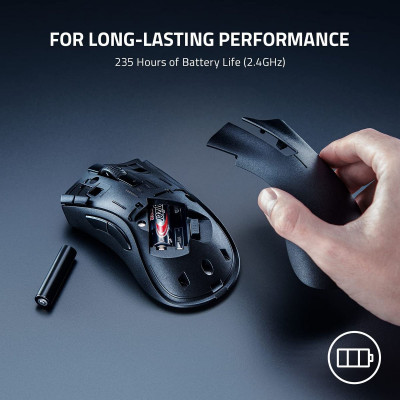 Wireless Gaming Mouse RAZER DEATHADDER V2 X HYPERSPEED Color:black Wireless Gaming Mouse RAZER DEATHADDER V2 X HYPERSPEED Color:black