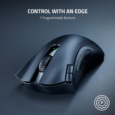 Wireless Gaming Mouse RAZER DEATHADDER V2 X HYPERSPEED Color:black Wireless Gaming Mouse RAZER DEATHADDER V2 X HYPERSPEED Color:black