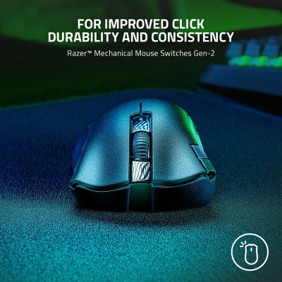 Wireless Gaming Mouse RAZER DEATHADDER V2 X HYPERSPEED Color:black Wireless Gaming Mouse RAZER DEATHADDER V2 X HYPERSPEED Color:black