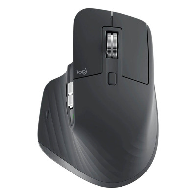 עכבר אלחוטי Logitech MX Master 3S Graphite צבע שחור עכבר אלחוטי Logitech MX Master 3S Graphite צבע שחור