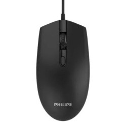 עכבר אלחוטי עכבר חוטי אופטי שחור Philips 200 1600DPI