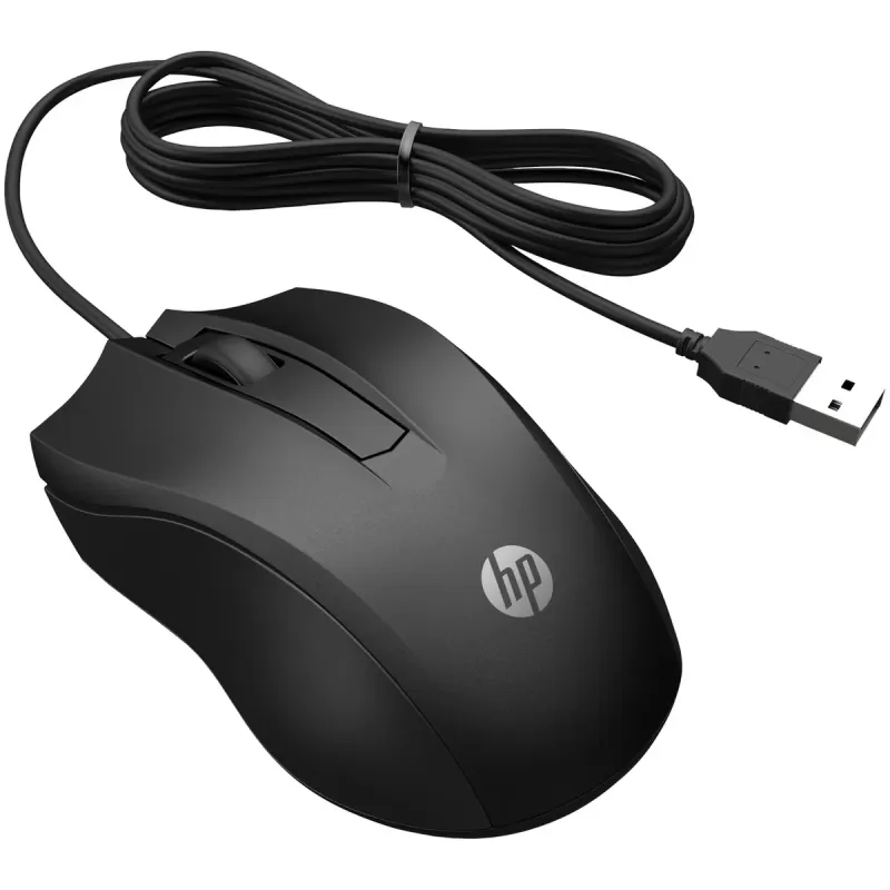 Проводная Мышь HP Wired Mouse 105 Цвет:чёрный Проводная Мышь HP Wired Mouse 105 Цвет:чёрный