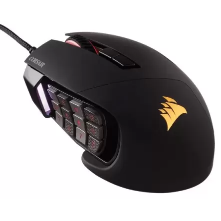 עכבר גיימינג Corsair SCIMITAR RGB Optical MOBA/MMO שחור