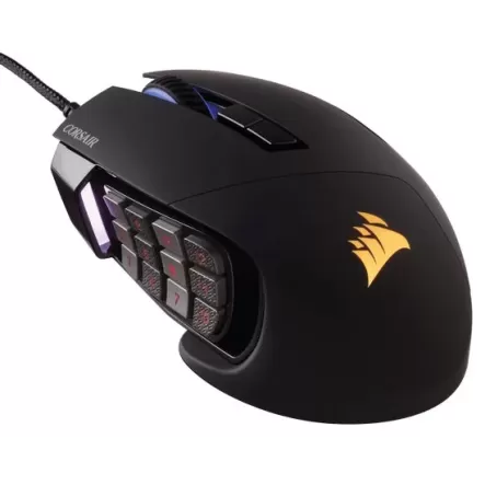 עכבר גיימינג Corsair SCIMITAR RGB Optical MOBA/MMO שחור