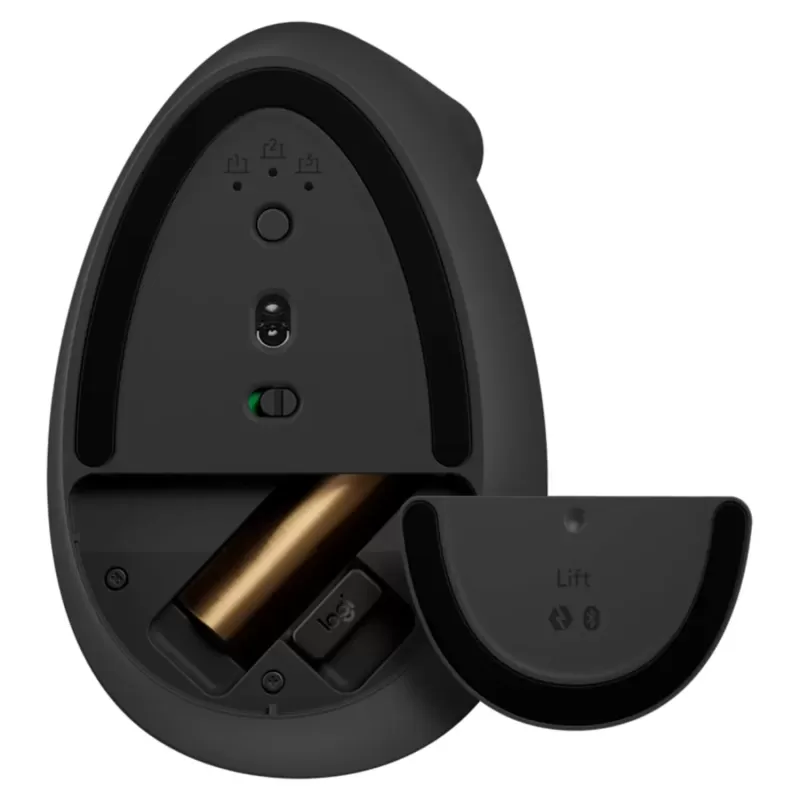 עכבר גיימינג אלחוטי Logitech Lift Vertical אפור כהה עכבר גיימינג אלחוטי Logitech Lift Vertical אפור כהה