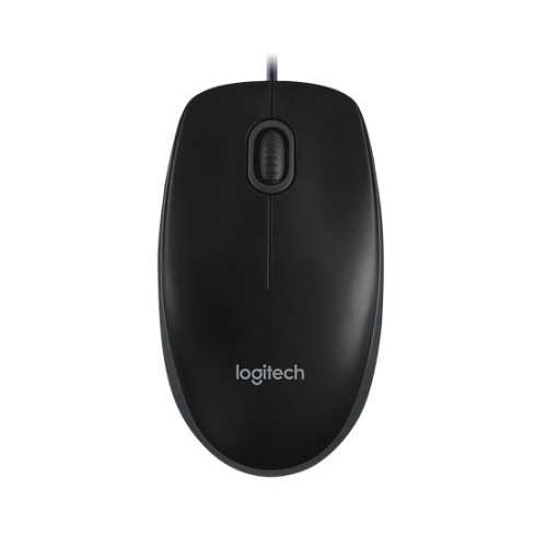 עכבר חוטי Logitech B100 צבע שחור