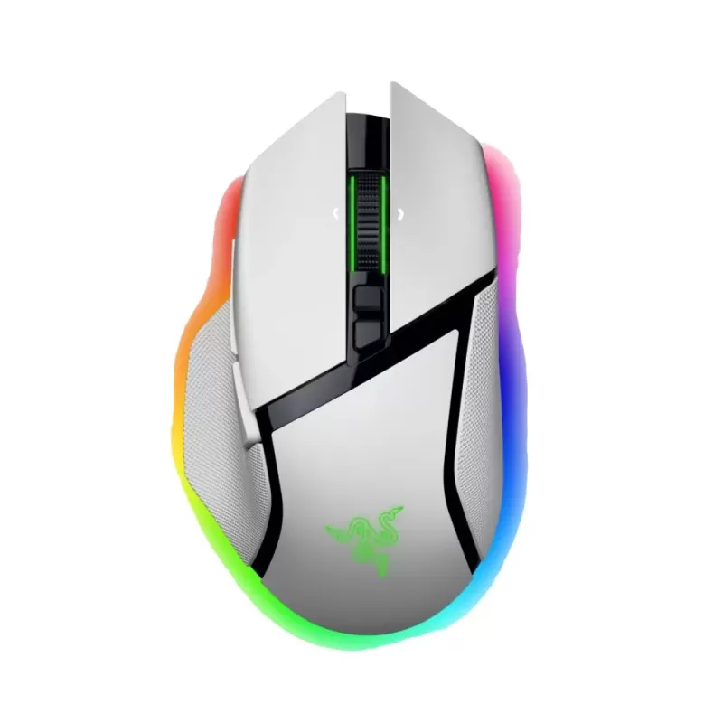 עכבר גיימינג אלחוטי RAZER BASILISK V3 PRO 35K לבן