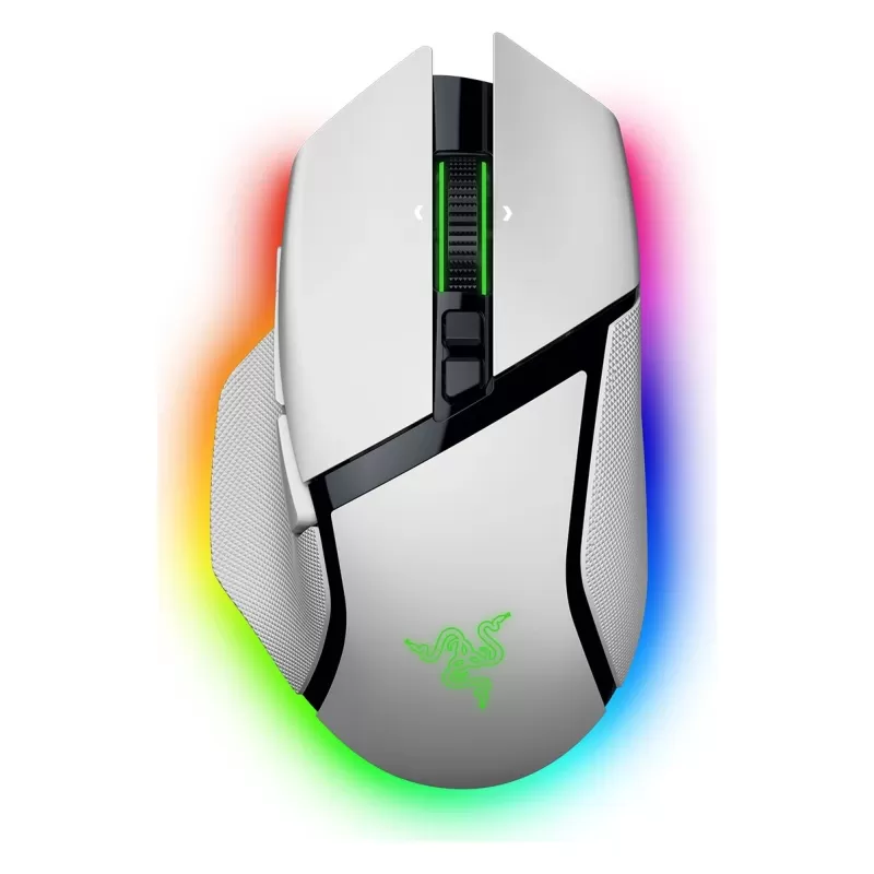 עכבר גיימינג אלחוטי RAZER BASILISK V3 PRO 35K לבן