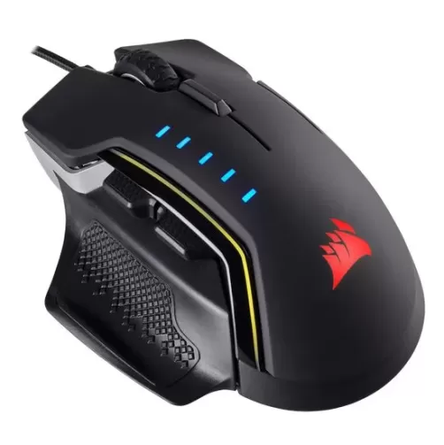 Gaming Mouse Corsair GLAIVE RGB Gaming Mouse - Aluminum Color:black Gaming Mouse Corsair GLAIVE RGB Gaming Mouse - Aluminum Color:black