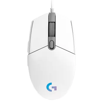 עכבר גיימינג Logitech G102 LIGHTSYNC לבן