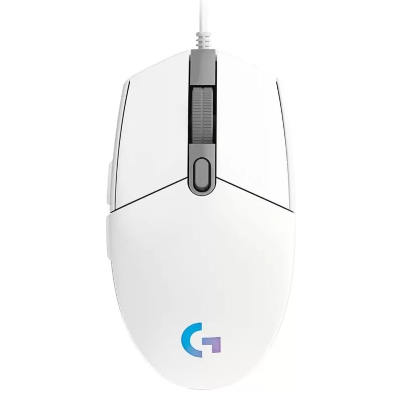 Gaming Mouse Logitech G102 LIGHTSYNC white