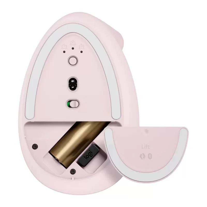 עכבר ארגונומי אלחוטי Logitech Lift Vertical ורוד