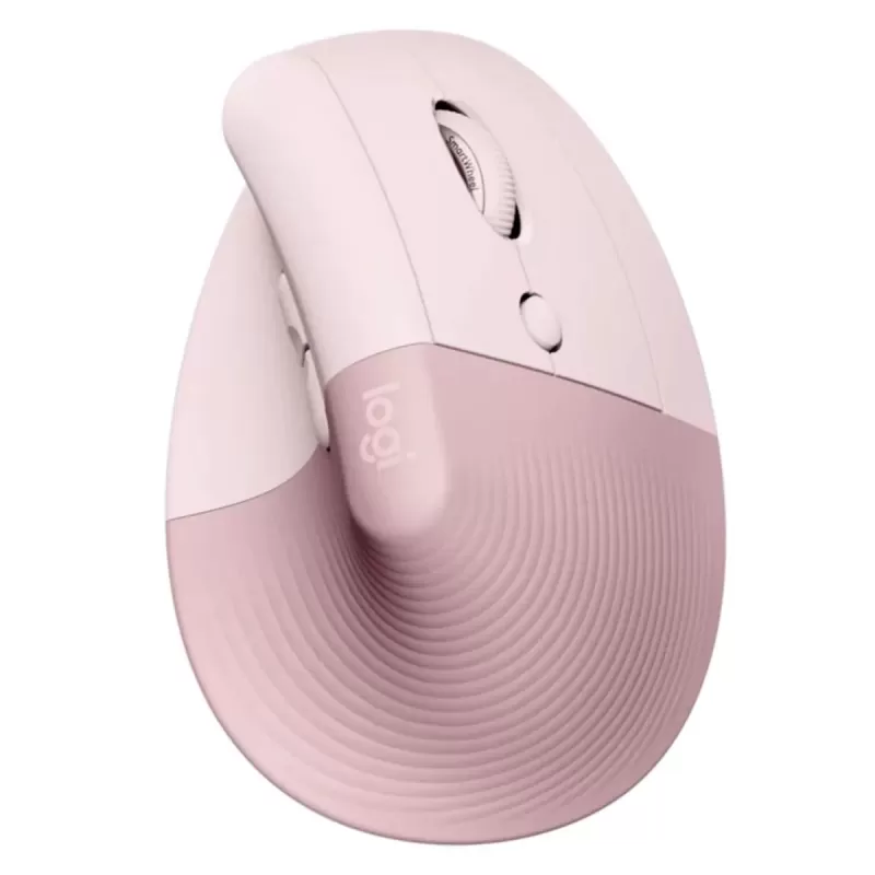 עכבר ארגונומי אלחוטי Logitech Lift Vertical ורוד