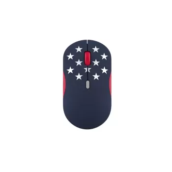 עכבר אלחוטי Lenovo 350 Bluetooth Silent Mouse (Fan Edition - US) צבע כחול, לבן, אדום עכבר אלחוטי Lenovo 350 Bluetooth Silent Mouse (Fan Edition - US) צבע כחול, לבן, אדום