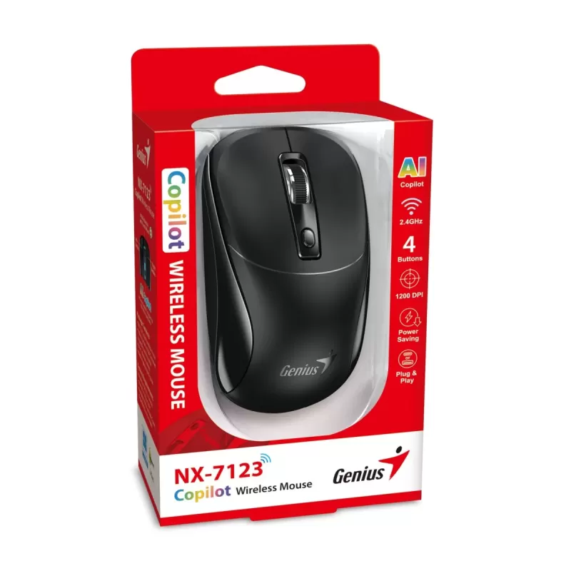Wireless Mouse Genius NX-7123 black