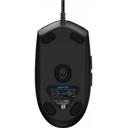 עכבר גיימינג Logitech G102 צבע שחור