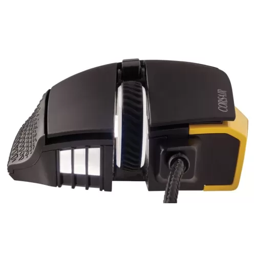 Gaming Mouse Corsair SCIMITAR PRO RGB Optical MOBA/MMO black, yellow