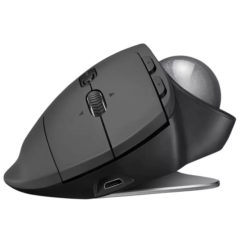 עכבר ארגונומי אלחוטי Logitech MX Ergo צבע שחור עכבר ארגונומי אלחוטי Logitech MX Ergo צבע שחור