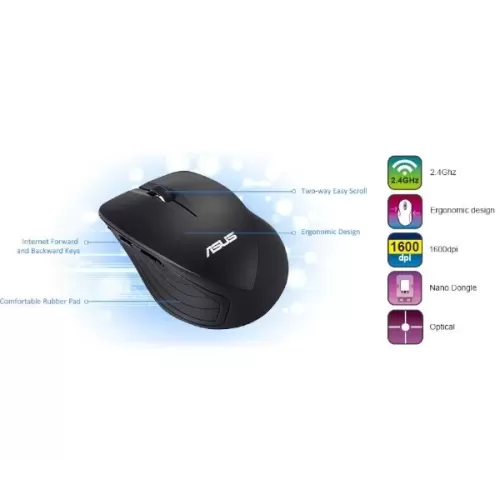 Wireless Mouse Asus WT465 black