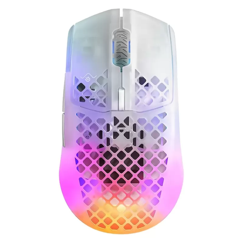 Wireless Gaming Mouse SteelSeries Aerox 3 Ghost Edition Color:white