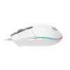 עכבר גיימינג Logitech G203 Lightsync RGB לבן