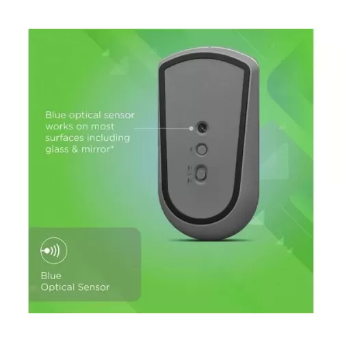 עכבר אלחוטי Lenovo 600 Bluetooth Silent Mouse צבע כסוף