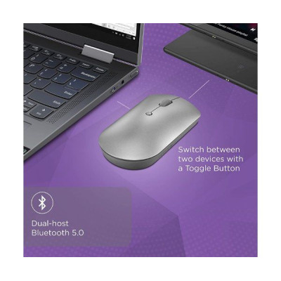 Wireless Mouse Lenovo 600 Bluetooth Silent Mouse Color:silver Wireless Mouse Lenovo 600 Bluetooth Silent Mouse Color:silver