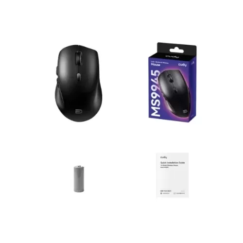 עכבר אלחוטי CUDY 2.4G Bluetooth צבע שחור עכבר אלחוטי CUDY 2.4G Bluetooth צבע שחור