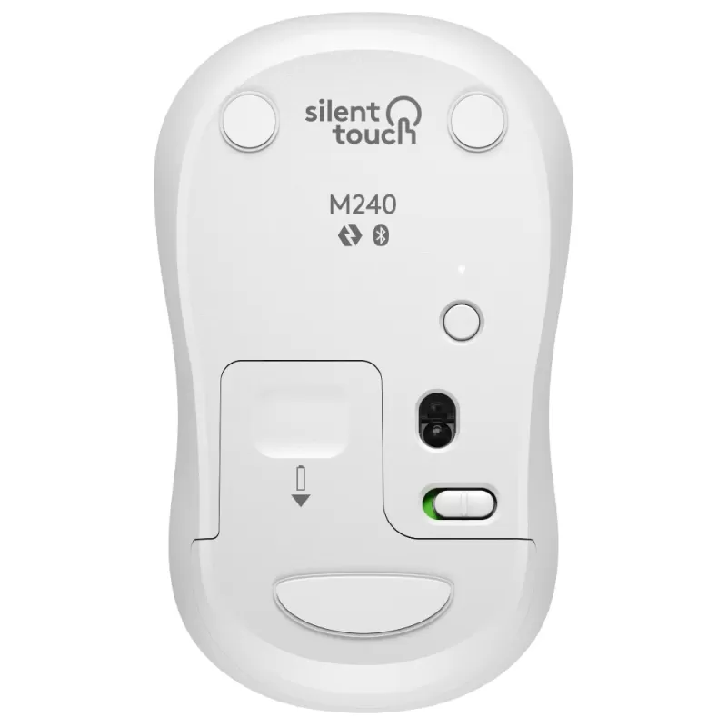 Беспроводная Мышь Logitech M240 Silent Bluetooth - white Беспроводная Мышь Logitech M240 Silent Bluetooth - white