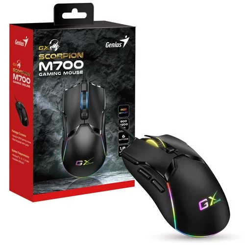 עכבר גיימינג Genius Scorpion M700 שחור
