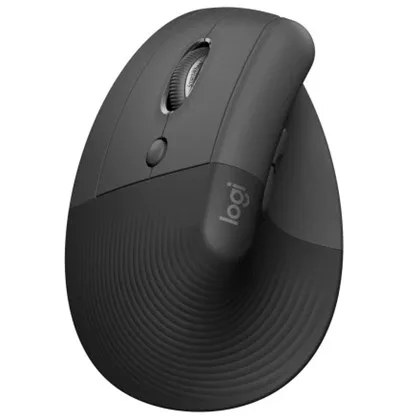 עכבר אלחוטי Logitech Lift לשמאליים גרפיט צבע שחור
