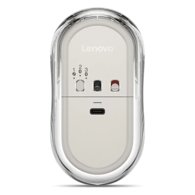 עכבר אלחוטי Lenovo 900 Multi-Device Wireless Mouse שקוף עכבר אלחוטי Lenovo 900 Multi-Device Wireless Mouse שקוף