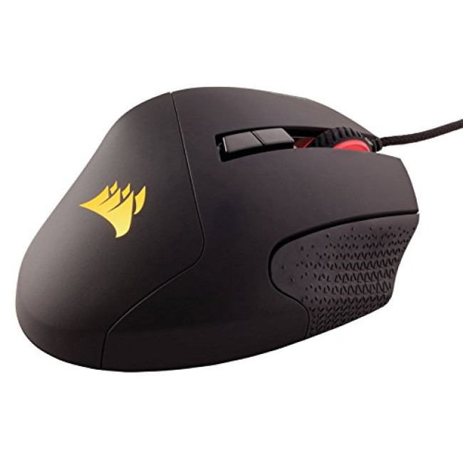 Игровая Мышь Corsair SCIMITAR PRO RGB Optical MOBA/MMO черный, желтый