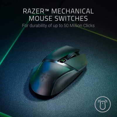 עכבר גיימינג אלחוטי Razer Basilisk X HyperSpeed צבע שחור עכבר גיימינג אלחוטי Razer Basilisk X HyperSpeed צבע שחור