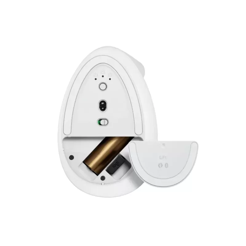 עכבר ארגונומי אלחוטי Logitech Lift Vertical Off לבן צבע לבן אפור עכבר ארגונומי אלחוטי Logitech Lift Vertical Off לבן צבע לבן אפור