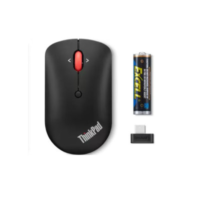 Wireless Mouse Lenovo ThinkPad USB-C Wireless Compact Mouse Color:black Wireless Mouse Lenovo ThinkPad USB-C Wireless Compact Mouse Color:black